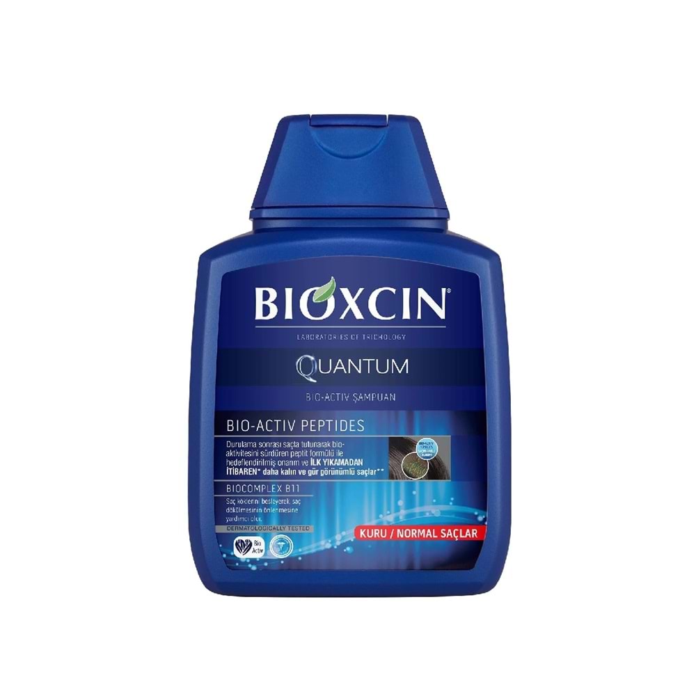 Bioxcin Quantum Kuru ve Normal Saçlar için Saç Dökülmesine Karşı Şampuan 300 ML