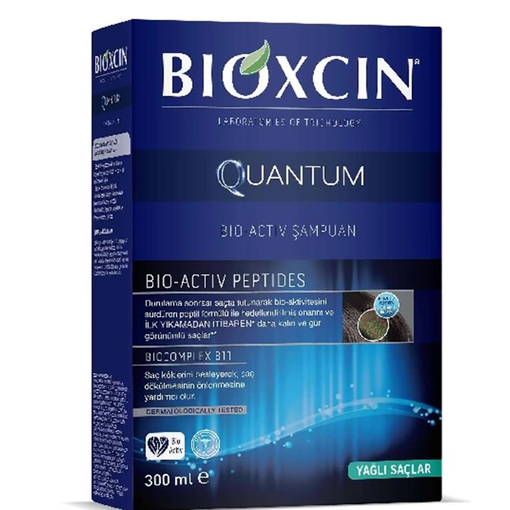 Bioxcin Quantum Yağlı Saçlar için Saç Dökülmesine Karşı Şampuan 300 ML