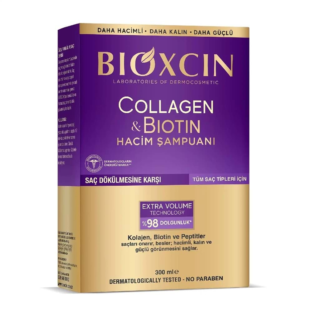​Bioxcin Collagen & Biotin Hacim Şampuanı 300 ML