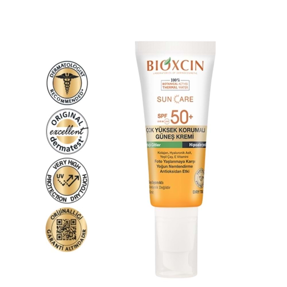 Bioxcin Sun Care Yağlı Ciltler İçin Güneş Kremi Spf 50 +