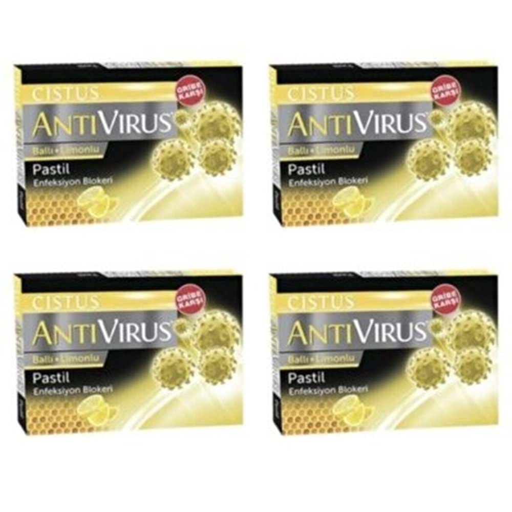 Cistus Anti Virüs Pastil Ballı - Limonlu 4 Adet