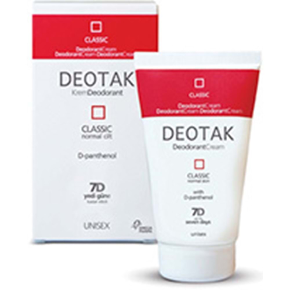 Deotak Classic Krem Deodorant