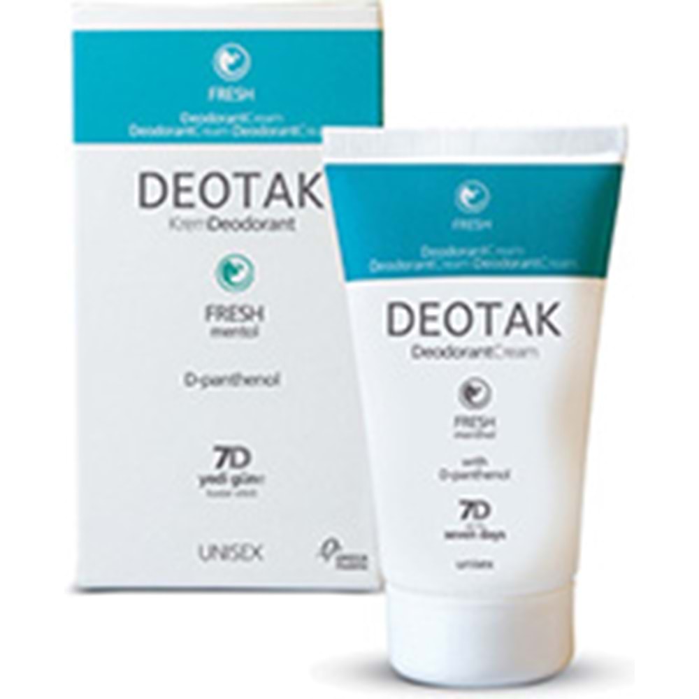 Deotak Fresh Krem Deodorant