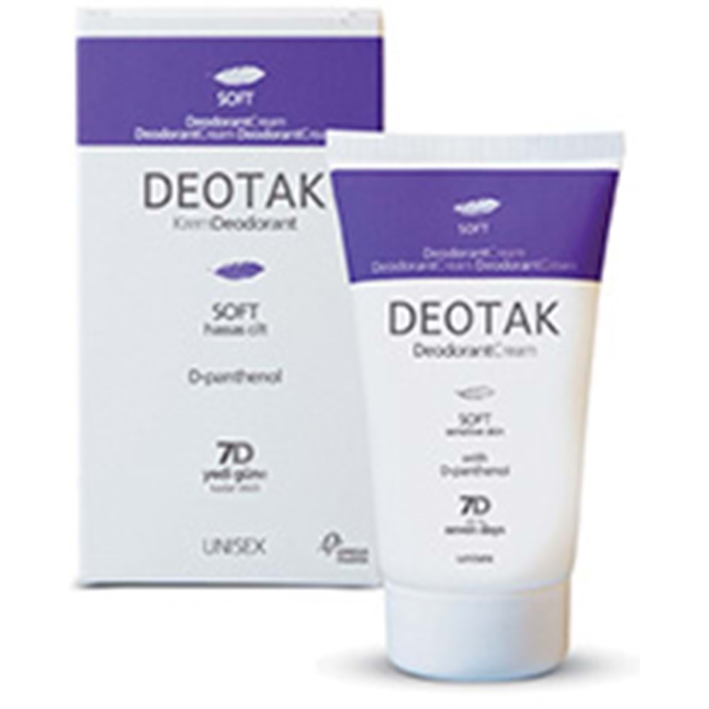 Deotak Soft Krem Deodorant