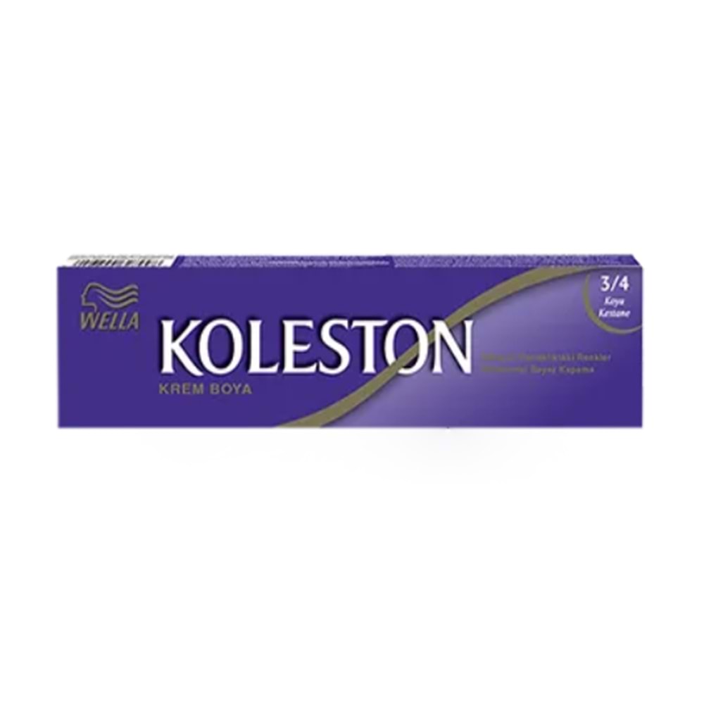 Wella Koleston Single Tüp Boya 3/4 Koyu Kestane