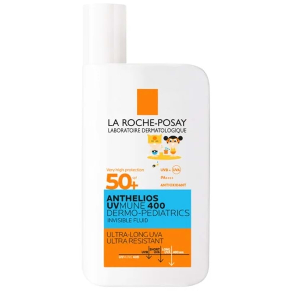 La Roche Posay Anthelios Dermo Pediatrics Uvmune 400 Invisible Fluid Yüz Güneş Kremi Spf50+ 50ml