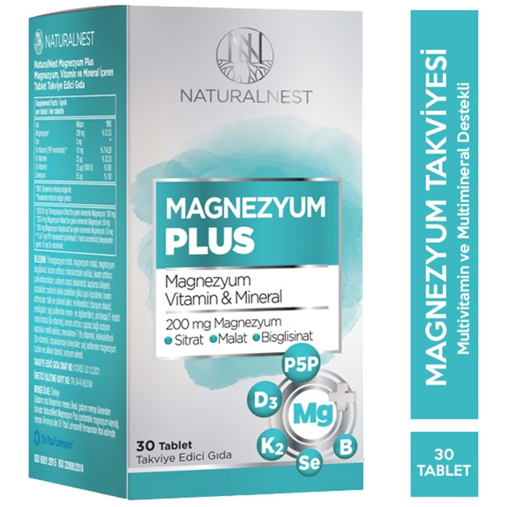 NaturalNest Magnesium Plus 30 Tb