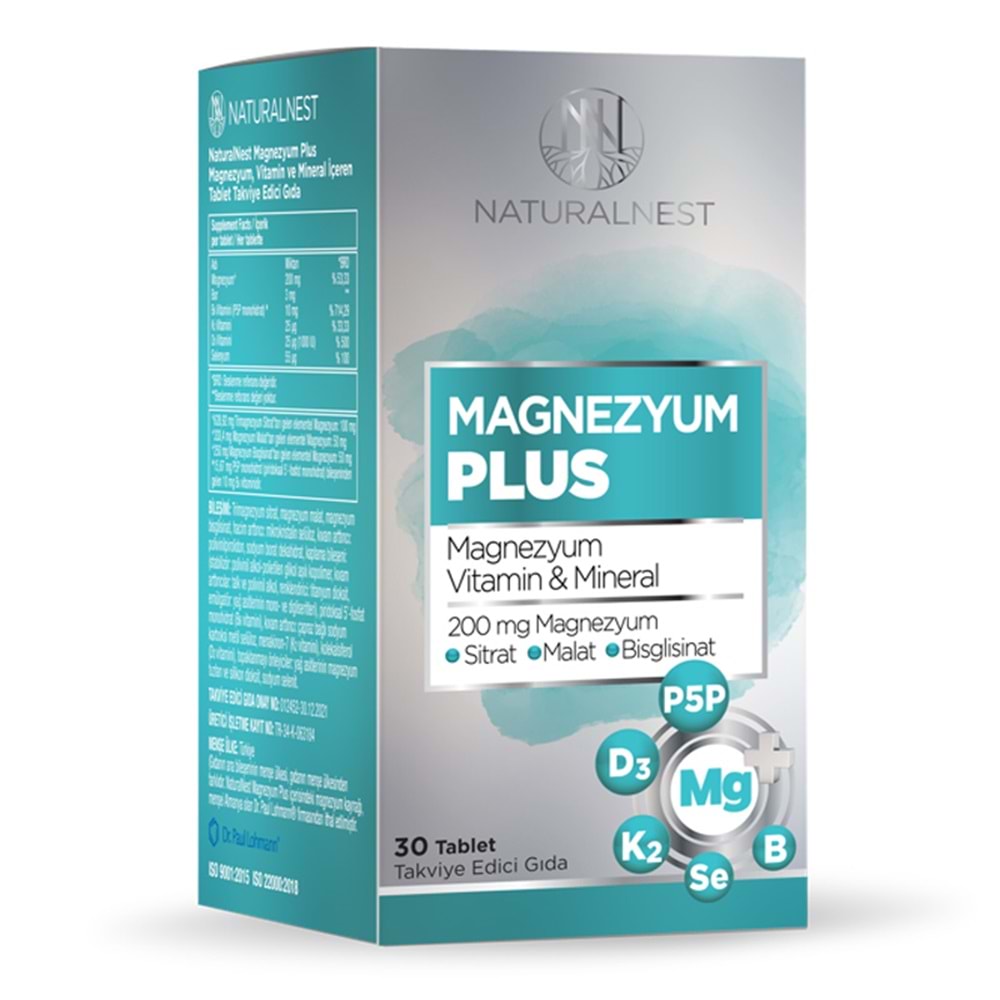 NaturalNest Magnesium Plus 30 Tb
