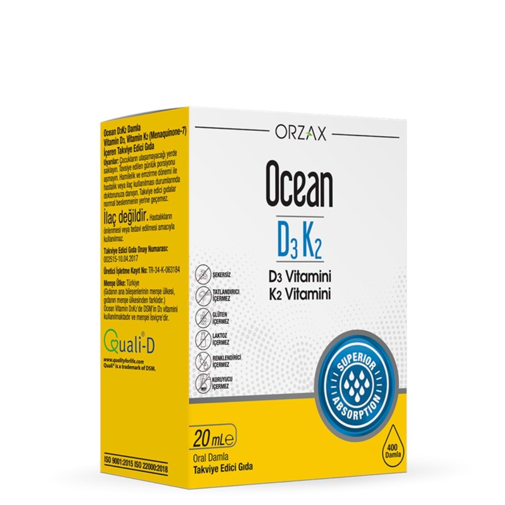 Ocean D3K2 20 Ml Damla