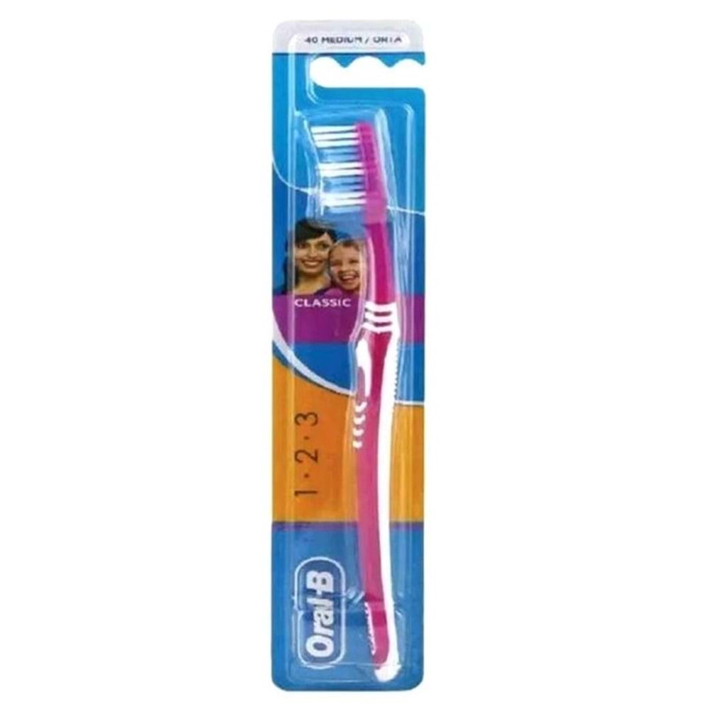 Oral-B Classic 1.2.3 Diş Fırçası 40 Orta