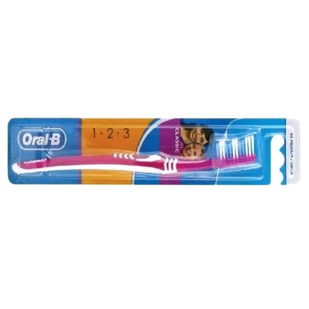 Oral-B Classic 1.2.3 Diş Fırçası 40 Orta