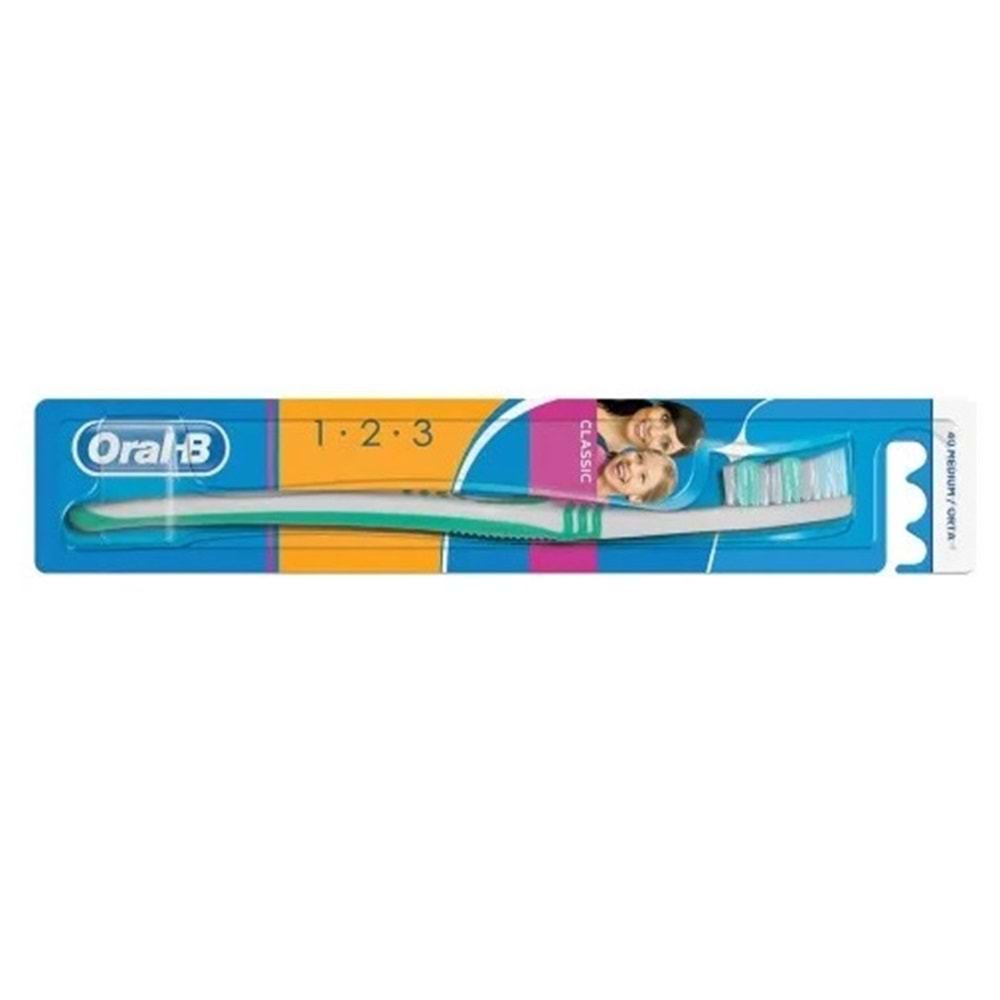 Oral-B Classic 1.2.3 Diş Fırçası 40 Orta