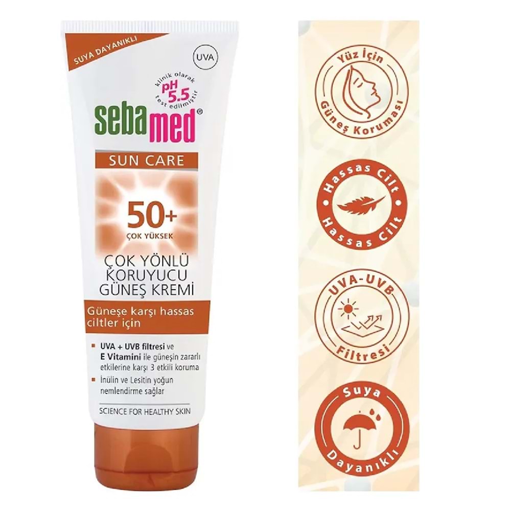 Sebamed Çok Yönlü Koruyucu Güneş Kremi SPF 50 - 75 ML