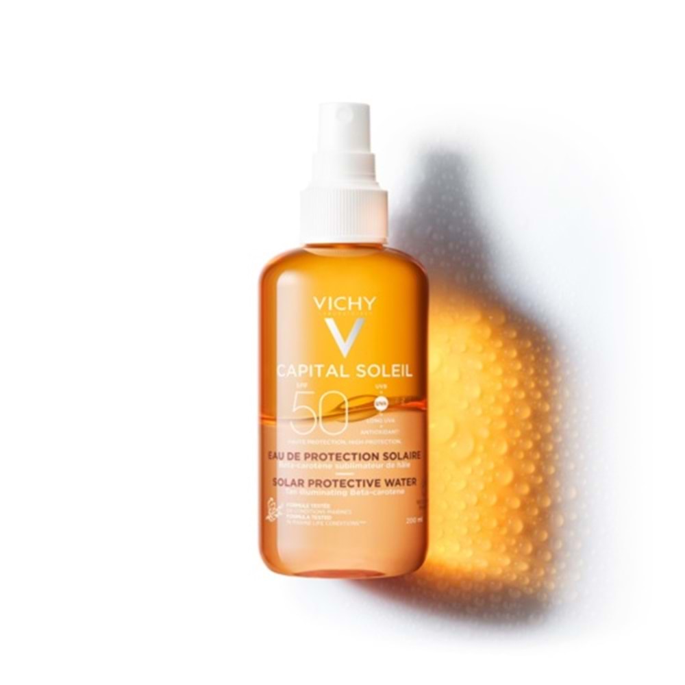 Vichy Capital Soleil Solar Protective Water Spf 50 Vücut Güneş Koruması 200 Ml