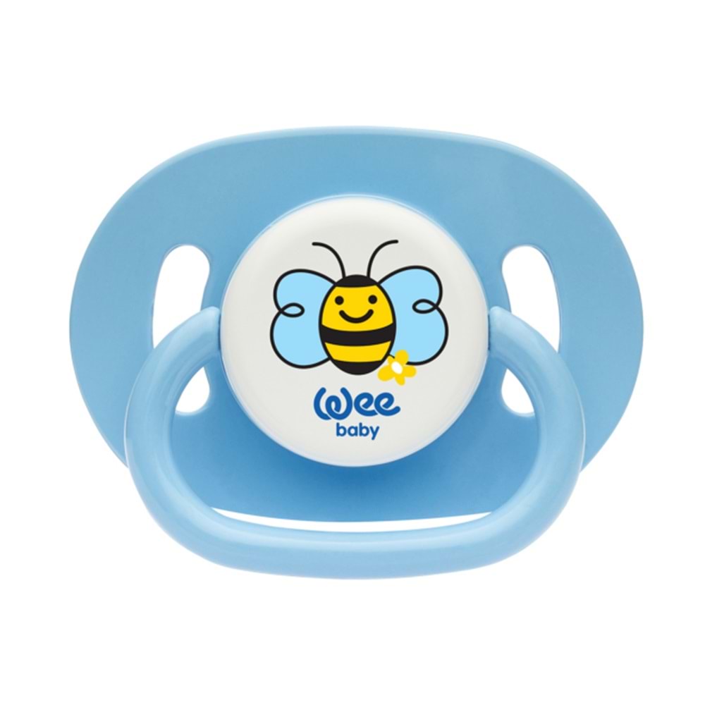 Wee Baby Oval Gövdeli Yuvarlak Uçlu Emzik m3