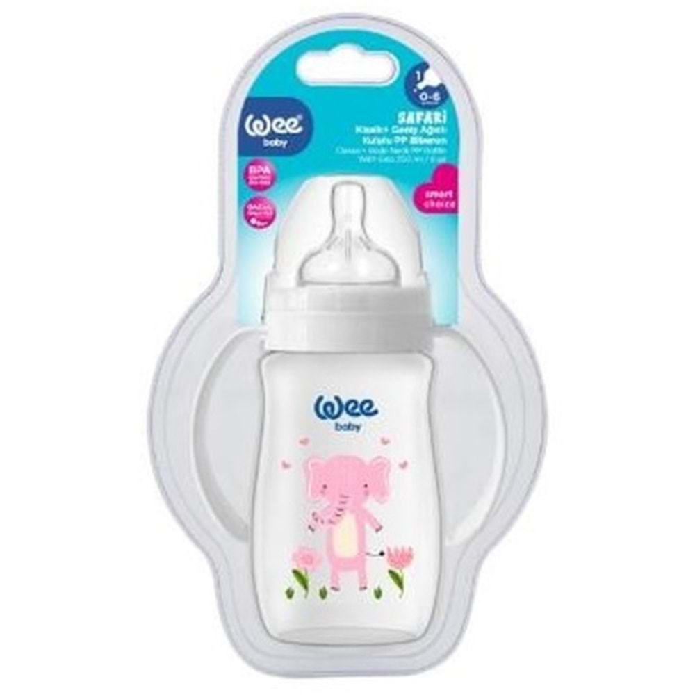 Wee Baby Safari Klasik PP Biberon 250 ml