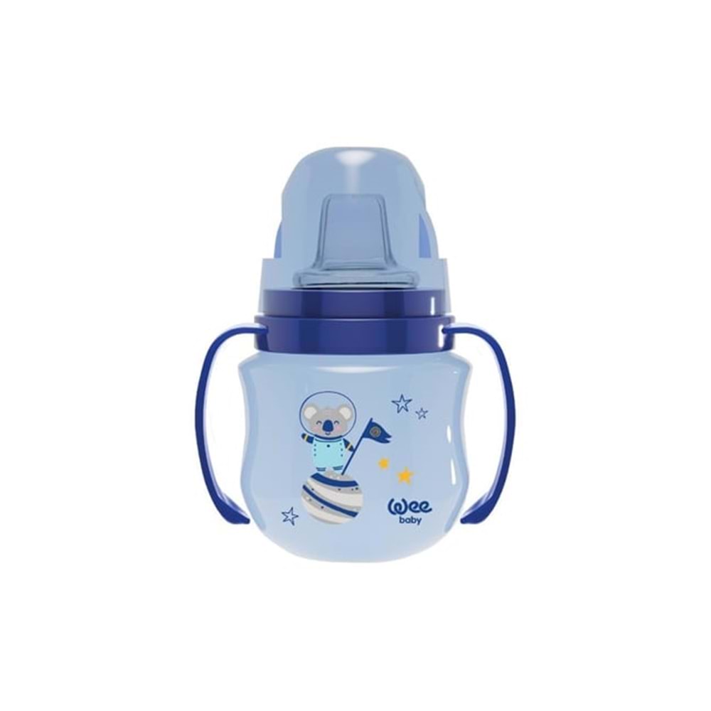 Wee Baby Akıtmaz Kulplu PP Antikolik Bardak 125 ml 6+ Ay Bebekler İçin