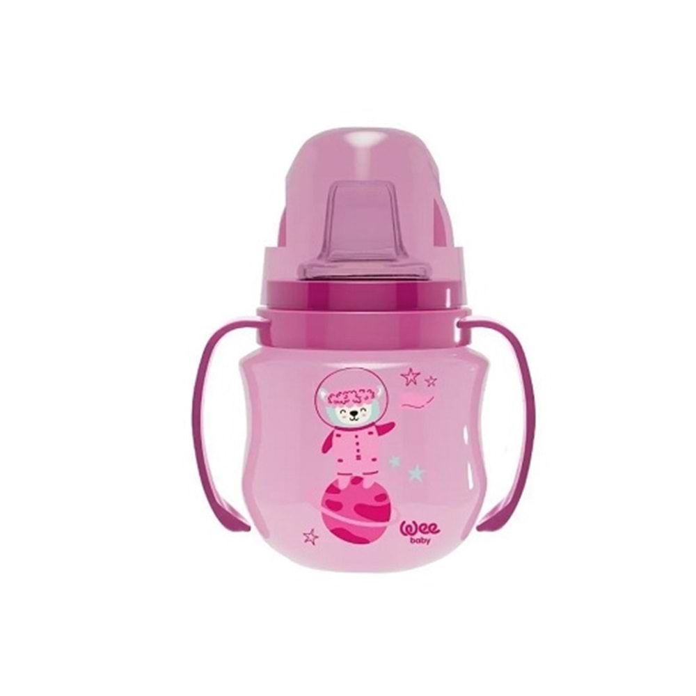 Wee Baby Akıtmaz Kulplu PP Antikolik Bardak 125 ml 6+ Ay Bebekler İçin