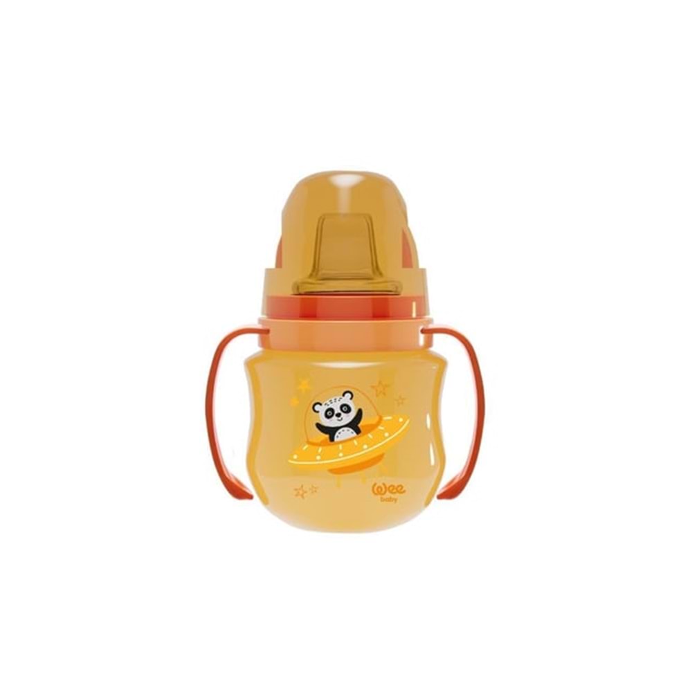Wee Baby Akıtmaz Kulplu PP Antikolik Bardak 125 ml 6+ Ay Bebekler İçin