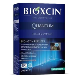 Bioxcin Quantum Yağlı Saçlar için Saç Dökülmesine Karşı Şampuan 300 ML