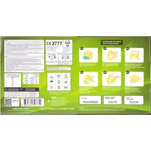 Haspet Beyaz Nitril Pudrasız Eldiven (XS) Beden
