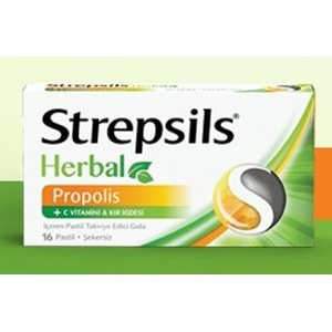 Strepsi̇ls Herbal Propoli̇s Boğaz Pasti̇li̇