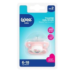 Wee Baby Oval Gövdeli Yuvarlak Uçlu Emzik