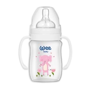 Wee Baby Klasik Plus Geniş Ağızlı Kulplu PP Biberon 150 ml