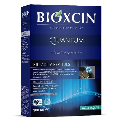 Bioxcin Quantum Yağlı Saçlar için Saç Dökülmesine Karşı Şampuan 300 ML