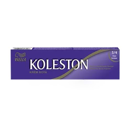 Wella Koleston Single Tüp Boya 3/4 Koyu Kestane