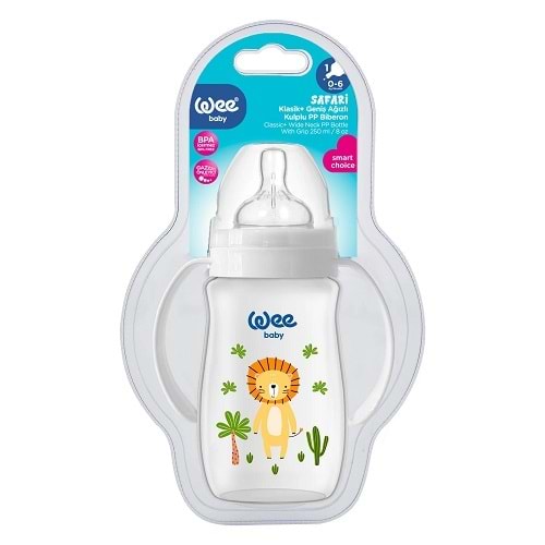 Wee Baby Safari Klasik PP Biberon 250 ml