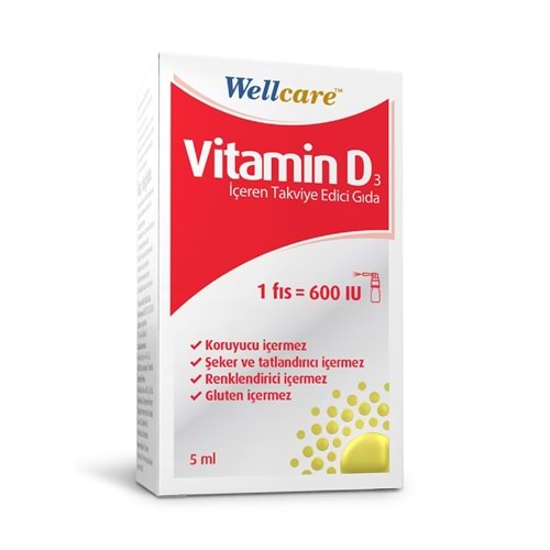 Wellcare Vitamin D₃ 600 IU